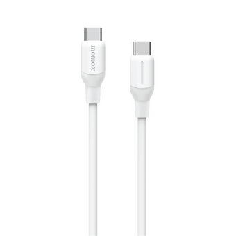  Кабель Momax 1-Link DC23W USB-C/USB-C 1.2м White 