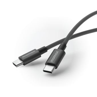  Кабель Momax Elite DC30D USB-C/USB-C 1.5м Black 