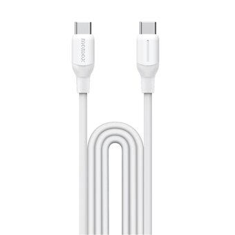  Кабель Momax 1-Link DC23W USB-C/USB-C 1.2м White 