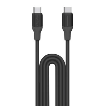  Кабель Momax 1-Link DC23D USB-C/USB-C 1.2м Black 