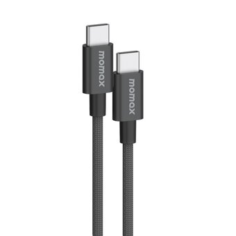  Кабель Momax Elite DC30D USB-C/USB-C 1.5м Black 