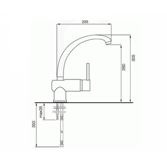  Смеситель для кухни Italmix Industriale 0632 Grey 03 