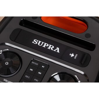  Минисистема Supra SMB-800 черный 