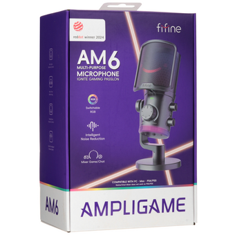  Микрофон Fifine AM6 белый 