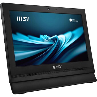  Моноблок MSI Pro AP162T ADL-016XRU (9S6-A60211-049) 15.6" Full HD Touch N100 (0.8) 8Gb SSD512Gb UHDG CR без ОС 2xGbitEth клавиатура мышь Cam черный 