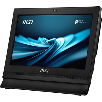  Моноблок MSI Pro AP162T ADL-016XRU (9S6-A60211-049) 15.6" Full HD Touch N100 (0.8) 8Gb SSD512Gb UHDG CR без ОС 2xGbitEth клавиатура мышь Cam черный 