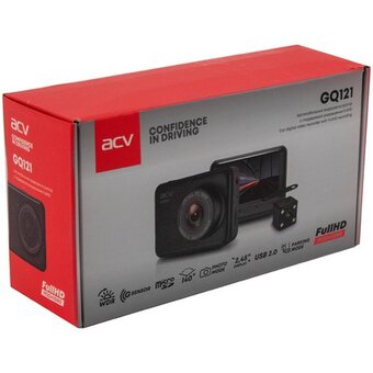  Видеорегистратор ACV GQ121 черный 