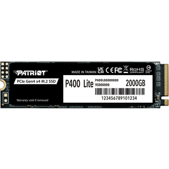  SSD Patriot P400 P400LP2KGM28H 2ТБ, M.2 2280, PCIe 4.0 x4 