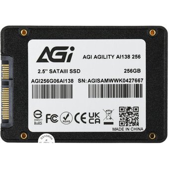  SSD AGI AI138 AGI256G06AI138-CB 2.5'' 256GB Retail-Color Box 