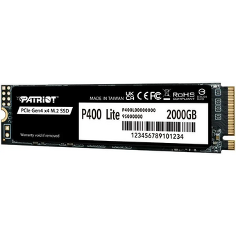  SSD Patriot P400 P400LP2KGM28H 2ТБ, M.2 2280, PCIe 4.0 x4 