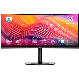  Монитор MSI Modern MD342CQP (9S6-3PC59H-043) Black 