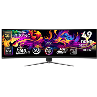  Монитор MSI MPG 491CQPX QD-OLED (9S6-3FA84T-022) черный 