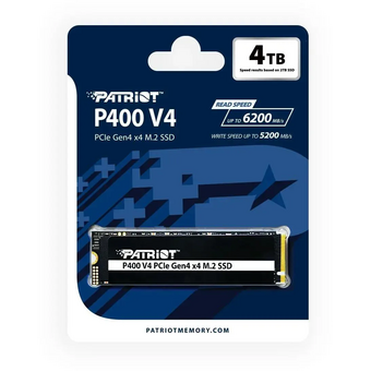  SSD Patriot P400 P400VP4TBM28H 4ТБ, M.2 2280, PCIe 4.0 x4 
