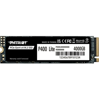  SSD Patriot P400 P400LP4KGM28H 4ТБ, M.2 2280, PCIe 4.0 x4 