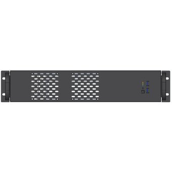  Корпус Procase 2U350-04 (2U Rack server case, черный, без блока питания(PS/2), глубина 350мм, MB 9.6"x9.6" 4 HDD) 
