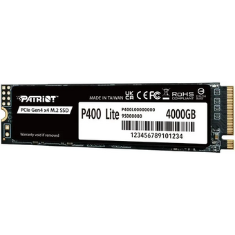  SSD Patriot P400 P400LP4KGM28H 4ТБ, M.2 2280, PCIe 4.0 x4 