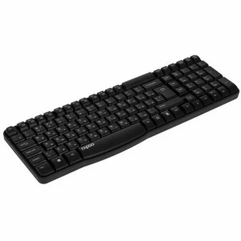  Клавиатура RAPOO E1050 Wireless Keyboard Black 