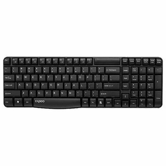  Клавиатура RAPOO E1050 Wireless Keyboard Black 