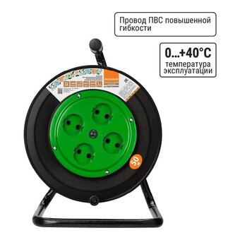  Удлинитель на катушке TDM Electric SQ1307-0504 