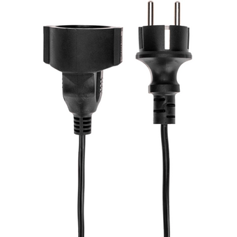  Удлинитель силовой PROconnect PROc-Uc (13-4913) 2x0.75кв.мм 1розет. 10м ПВС 6A пласт.рамка черный 