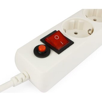  Сетевой фильтр Гарнизон ECL-5-U2-W-1.8 5р, 10А, 1.8м белый 