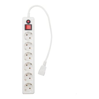  Сетевой фильтр Гарнизон CL-5-UPS-W-1.8 5р, 10А, 1.8м белый 