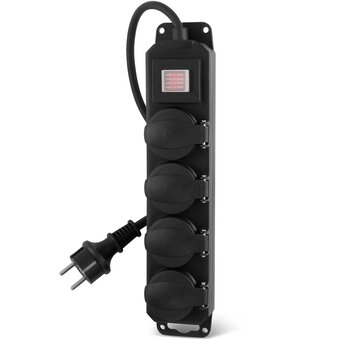  Сетевой фильтр Buro 400MDP-3-B 3м, 4 розетки черный 