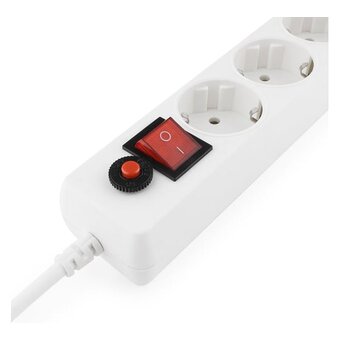  Сетевой фильтр Гарнизон ECL-5-W-1.4 5р, 10А, 1.4м белый 