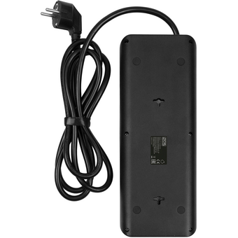 Сетевой фильтр Powercom SP-10 USB2A1СB 3.0м (10 розеток) черный 