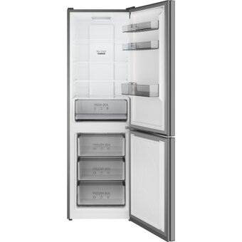  Холодильник Weissgauff WRK 185 Total NoFrost Inverter Beige Glass 