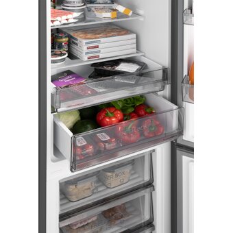  Холодильник Weissgauff WRK 2000 Total NoFrost Inverter Dark Grey 