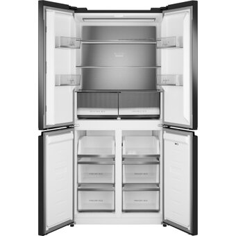  Холодильник Weissgauff WCD 450 Rock Glass NoFrost Inverter 