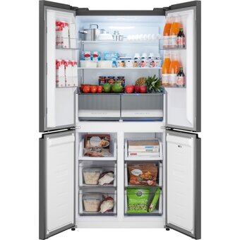Холодильник Weissgauff WCD 450 Dark Grey NoFrost Inverter   Холодильник Weissgauff WCD 450 Dark Grey NoFrost Inverter