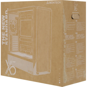 Корпус Montech X5 белый без БП ATX 4x120mm 1xUSB2.0 1xUSB3.0 1xUSB3.1 audio bott PSU 