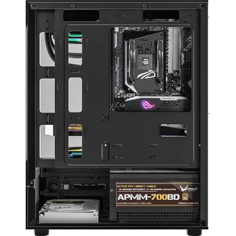  Корпус Formula Crystal Z1CM Plus FR черный без БП mATX 2x120mm 1xUSB3.0 audio bott PSU 