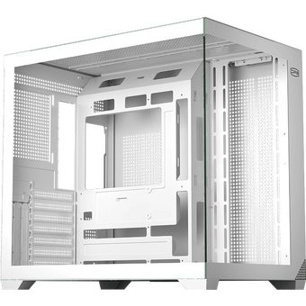 Корпус PcCooler C3T700 WH, без БП Midi-Tower, TG, no fans, 1xUSB-A 3.0 + 2.0 1xUSB-C, ATX, mITX White 