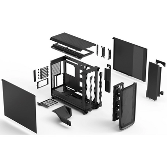  Корпус Fractal Design Meshify 3 XL Solid (FD-C-MES3X-01) без БП, Full-Tower, 3x140mm, 2xUSB-A 3.2 + 1xUSB Type-C, SSI-EEB, ATX, mITX 