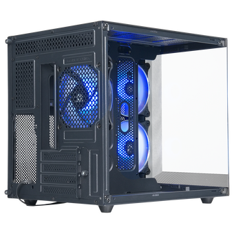  Корпус DEFENDER NovaCube 25103 черный,mATX,3fan,switchM/BSynс 