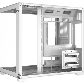  Корпус PcCooler C3T700 WH, без БП Midi-Tower, TG, no fans, 1xUSB-A 3.0 + 2.0 1xUSB-C, ATX, mITX White 
