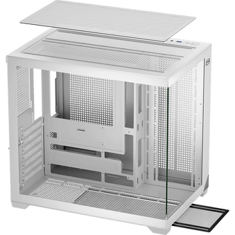  Корпус PcCooler C3T700 WH, без БП Midi-Tower, TG, no fans, 1xUSB-A 3.0 + 2.0 1xUSB-C, ATX, mITX White 
