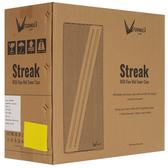  Корпус Formula V Line Streak ATX USB3.0x1/USB2.0x2/audio (ex Aerocool) 