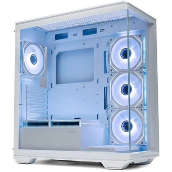  Корпус XASTRA Q600 6ARGB-C10-WH White (Q600-6FM12A-C10-WH) ATX/Aquarium/Screewless/6x120mm ARGB PWM FM fans/Argb+PWM HUB 10port 