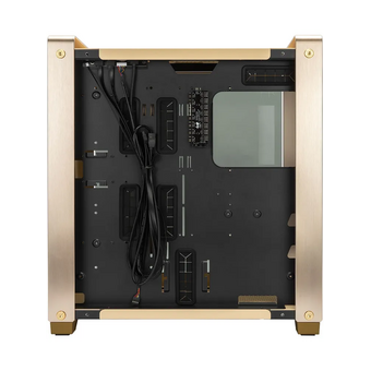  Корпус In-Win Dubili (IW-CS-DUBILIASB-GLD) без БП, Full-Tower, TG, 4x140mm, 2xUSB-A 3.2 + 1xUSB-C E-ATX, ATX, mITX Champagne Gold 