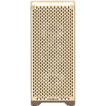  Корпус In-Win Dubili (IW-CS-DUBILIASB-GLD) без БП, Full-Tower, TG, 4x140mm, 2xUSB-A 3.2 + 1xUSB-C E-ATX, ATX, mITX Champagne Gold 