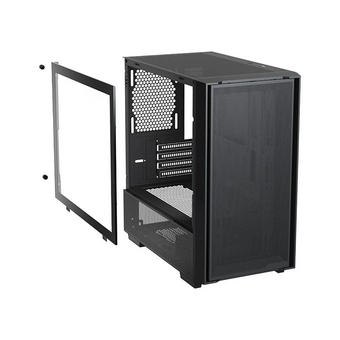  Корпус XASTRA A400M 3FRGB Black (A400M-2FC14F-1FC12F) mATX/Mesh /Screwless TG+Mesh/2x140mm+1x120mm FC FRGB fans 