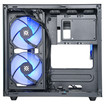  Корпус DEFENDER NovaCube 25103 черный,mATX,3fan,switchM/BSynс 