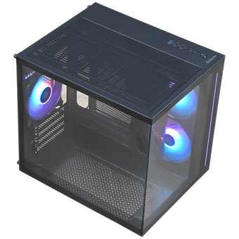  Корпус DEFENDER NovaCube 25103 черный,mATX,3fan,switchM/BSynс 
