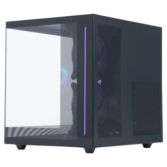  Корпус DEFENDER NovaCube 25103 черный,mATX,3fan,switchM/BSynс 