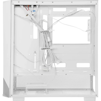  Корпус Montech X5 белый без БП ATX 4x120mm 1xUSB2.0 1xUSB3.0 1xUSB3.1 audio bott PSU 