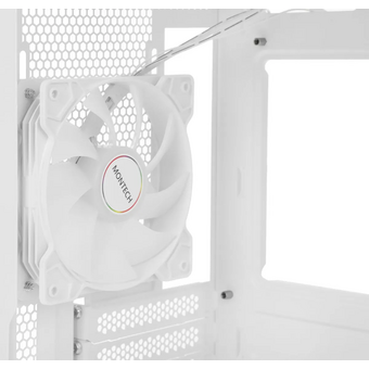  Корпус Montech X5 белый без БП ATX 4x120mm 1xUSB2.0 1xUSB3.0 1xUSB3.1 audio bott PSU 